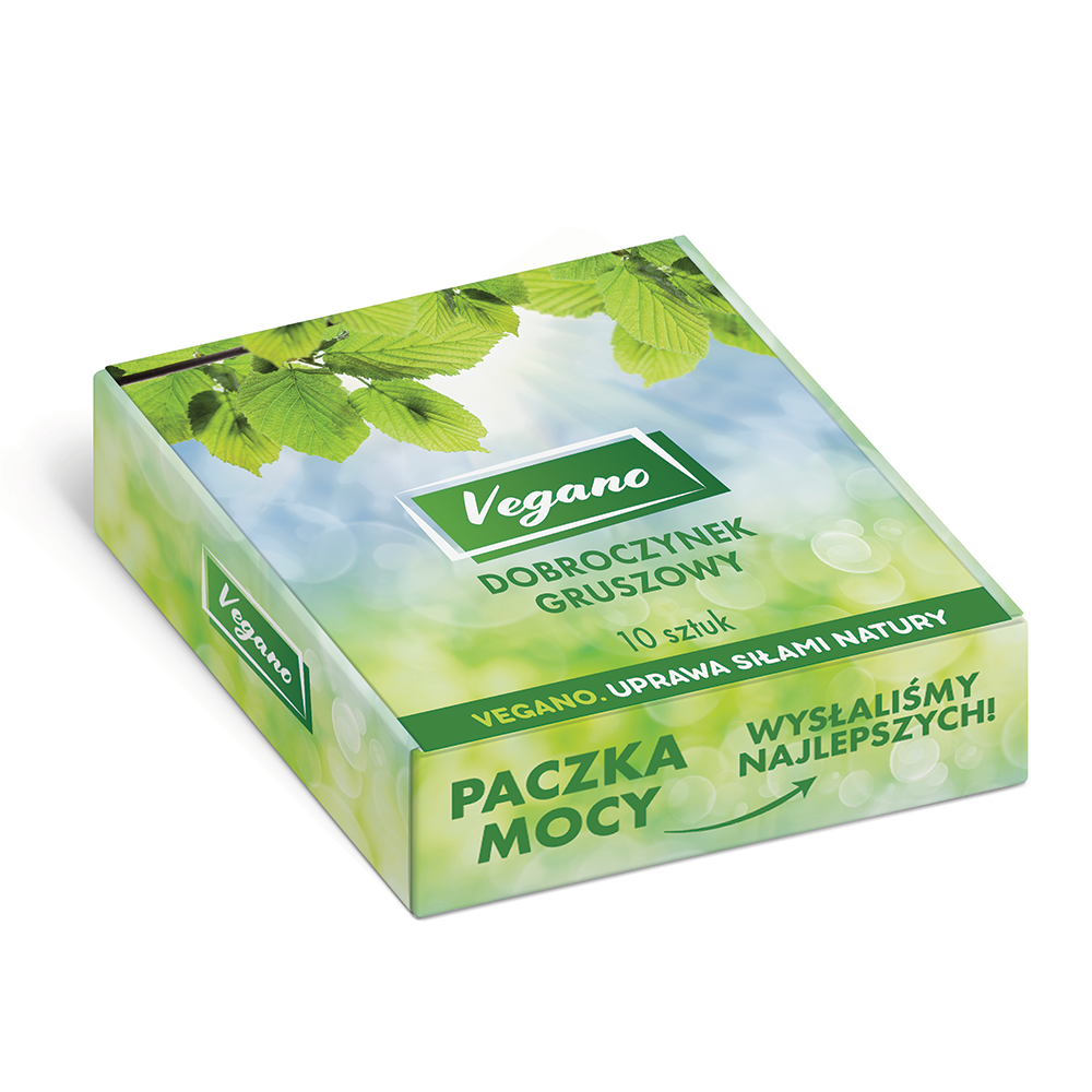 Dobroczynek gruszowy - kartonik do bezpiecznego transportu