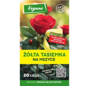 Żółte tasiemki na mszyce Vegano