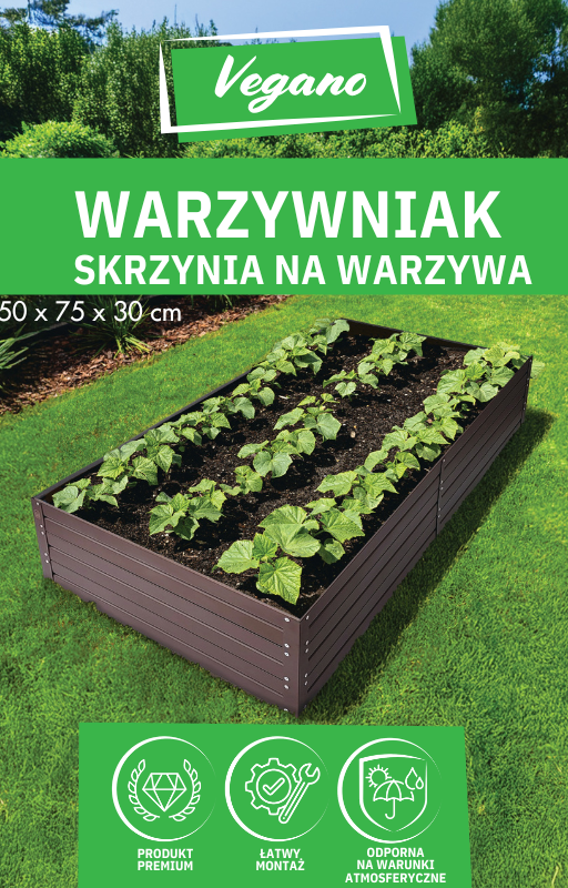 Grządka podwyższona brązowa okładka Grządka podwyższona brązowa okładka