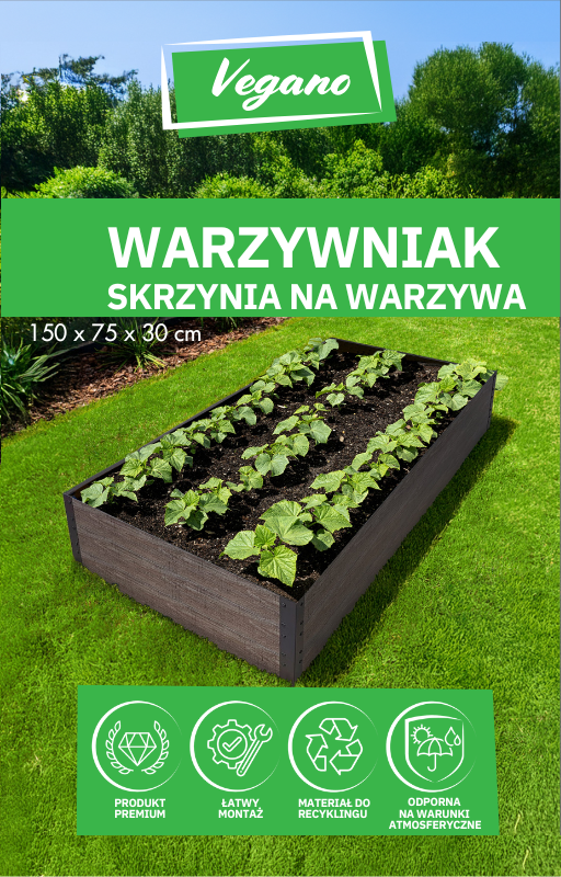 Grządka podwyższona imitacja drewna opakowanie