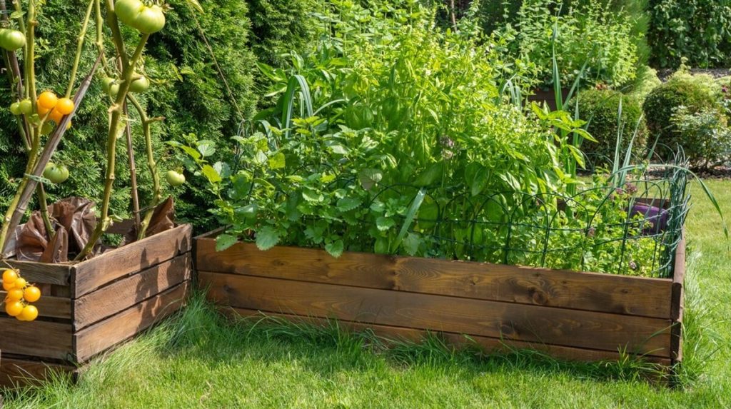 Uprawa ziół w grządce podwyższonej